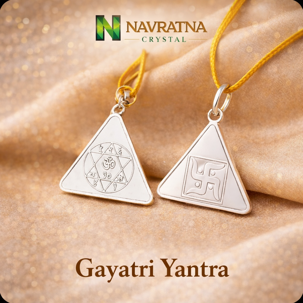 Gayatri Yantra Pendant In Pure Silver | Energized & Activated