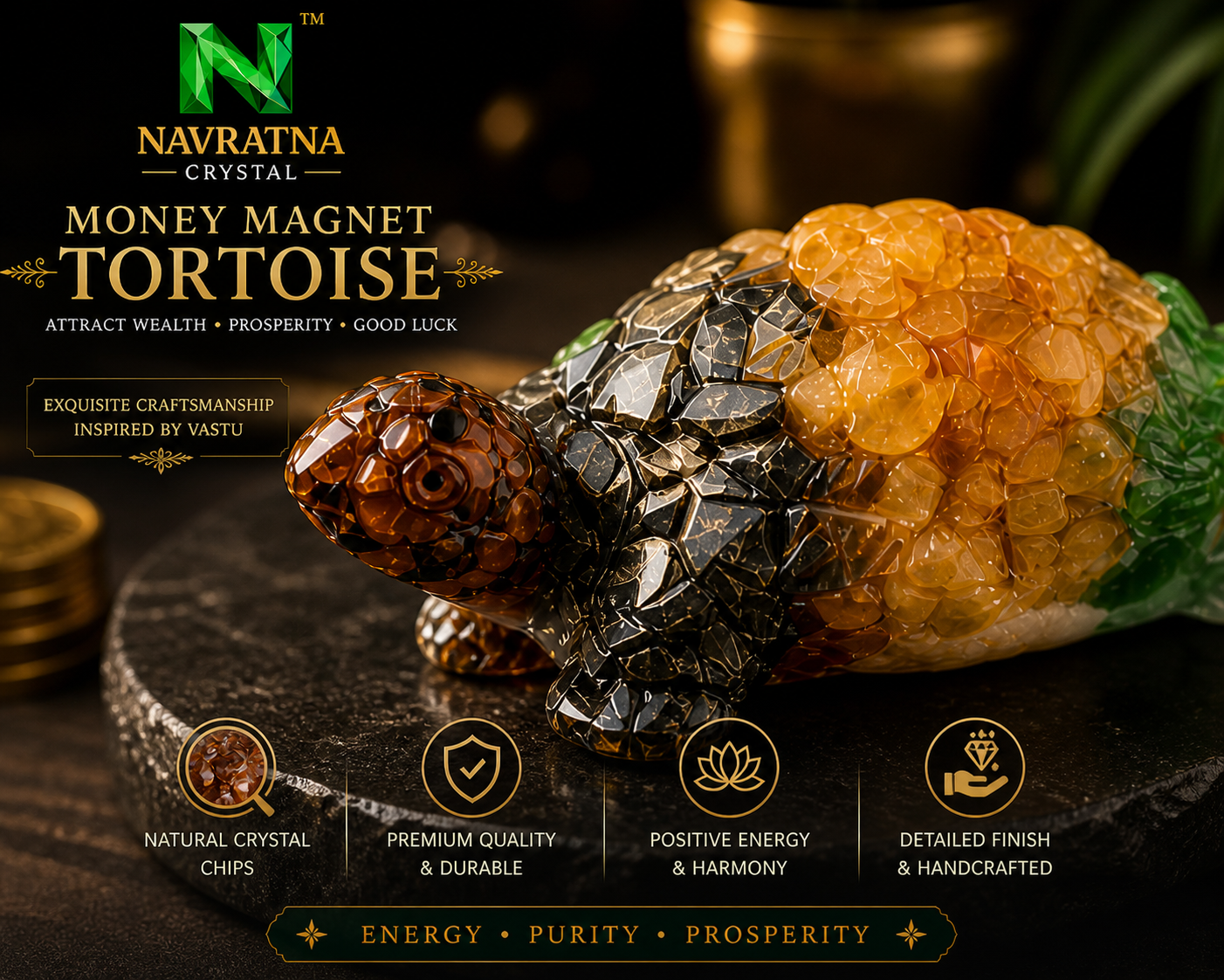 Money Magnet Tortoise 