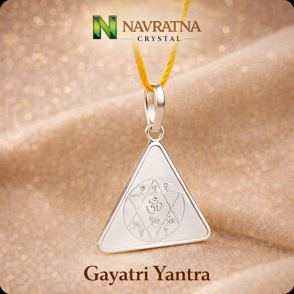 Gayatri Yantra Pendant In Pure Silver | Energized & Activated