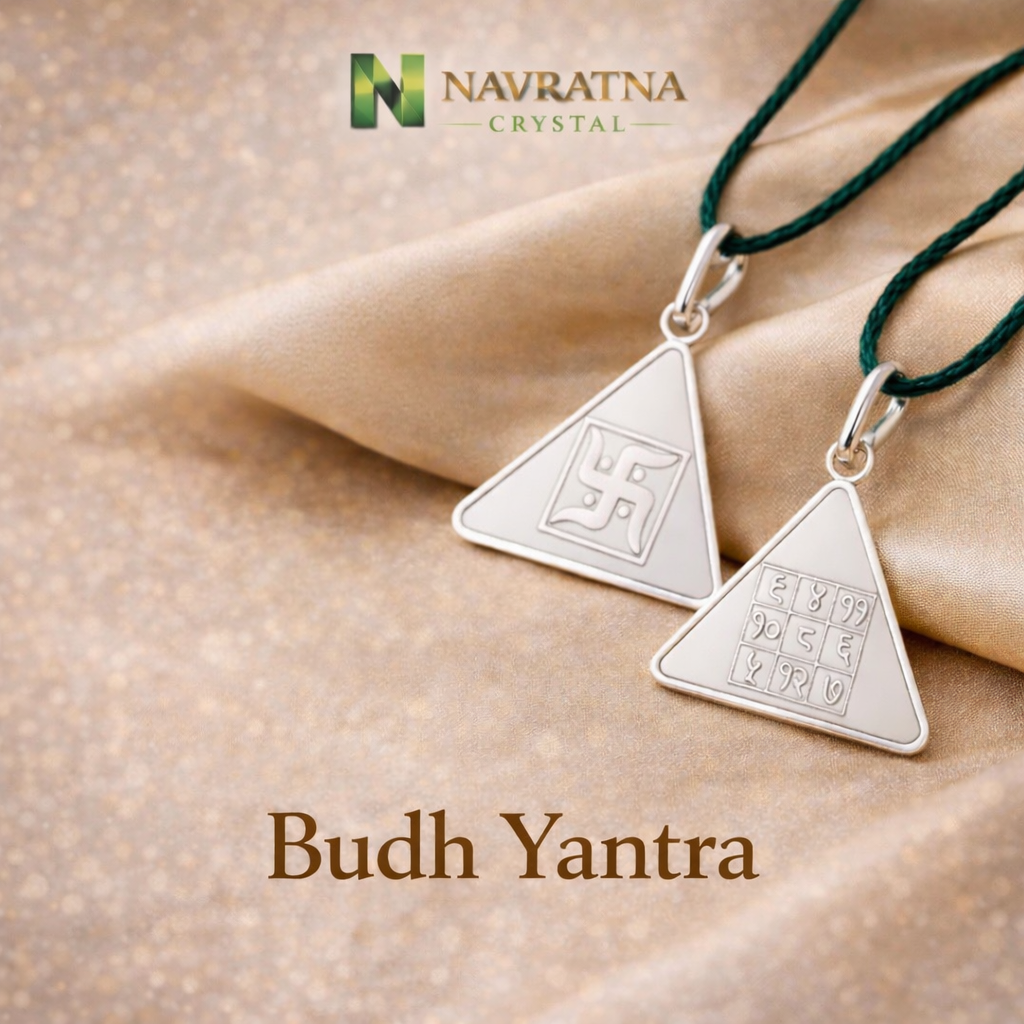 Budh Yantra Pendant In Pure Silver | Energized & Activated