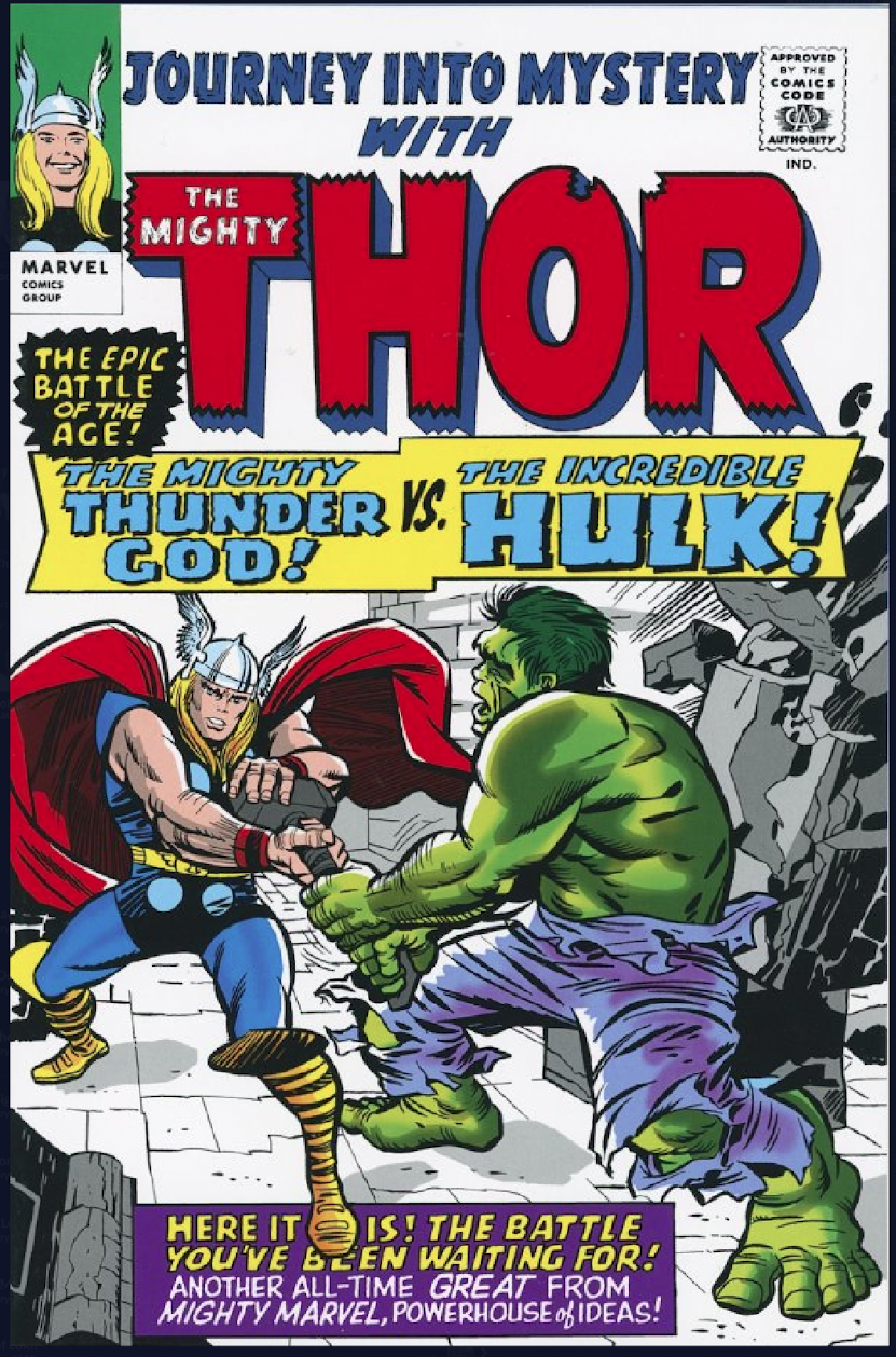 Comic Thor vs Hulk