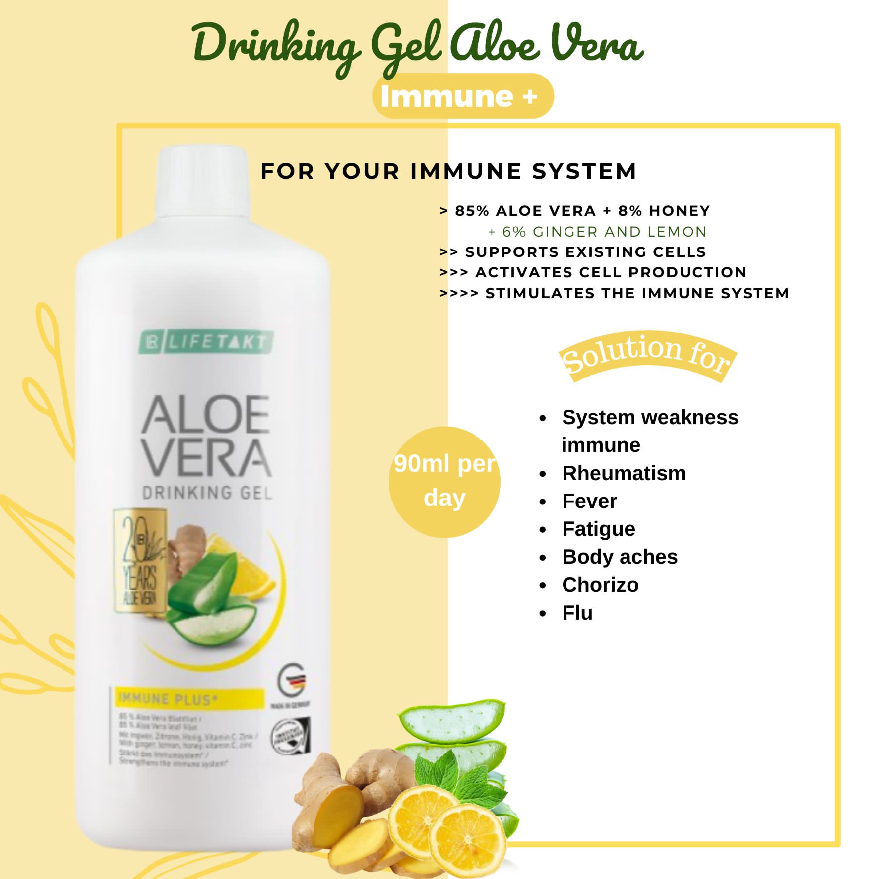 Aloe Vera Drinking Gel Immune Plus