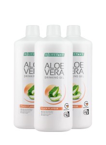 Aloe Vera Drinking Gel Peach Flavour (3-Pack)