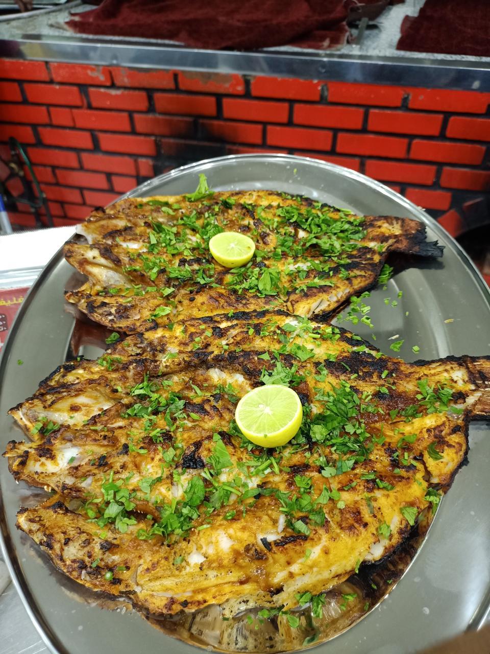 وجبة سمك مشوي