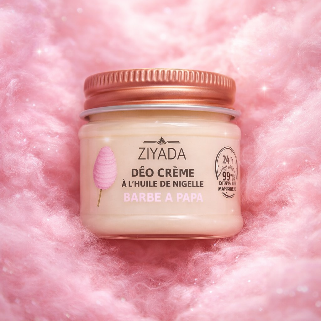 DÉO CRÈME À L’HUILE DE NIGELLE – BARBE À PAPA