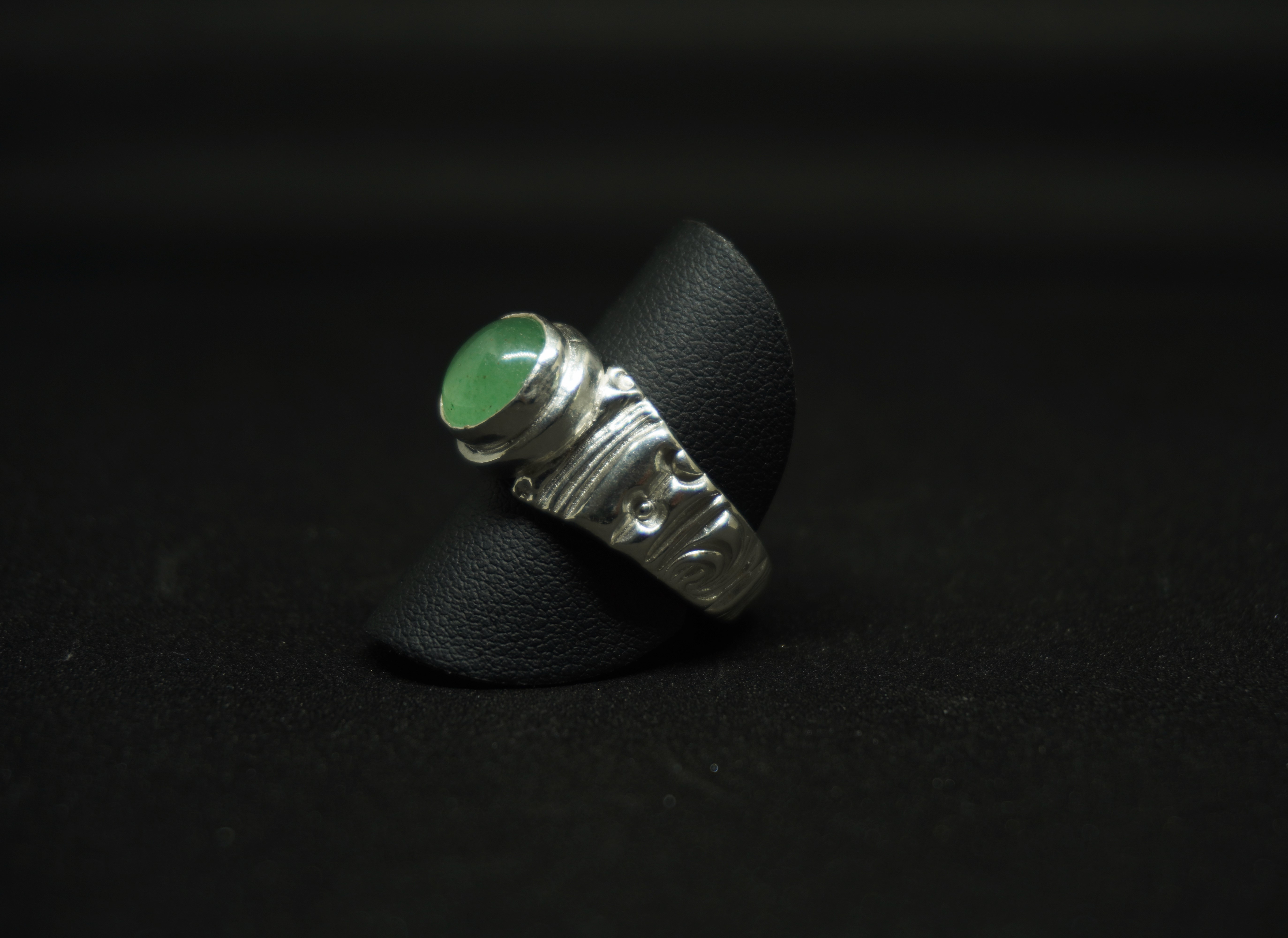 Silver Gemstone Ring