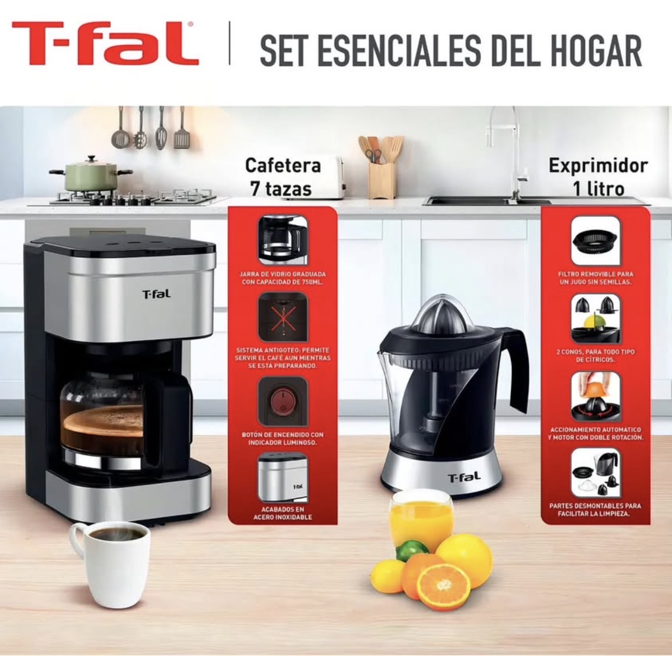 Set Esenciales del Hogar T-fal