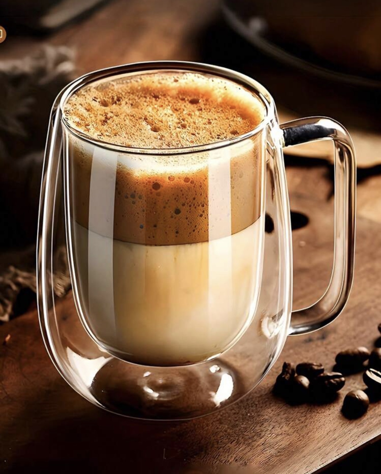 Taza de café doble pared