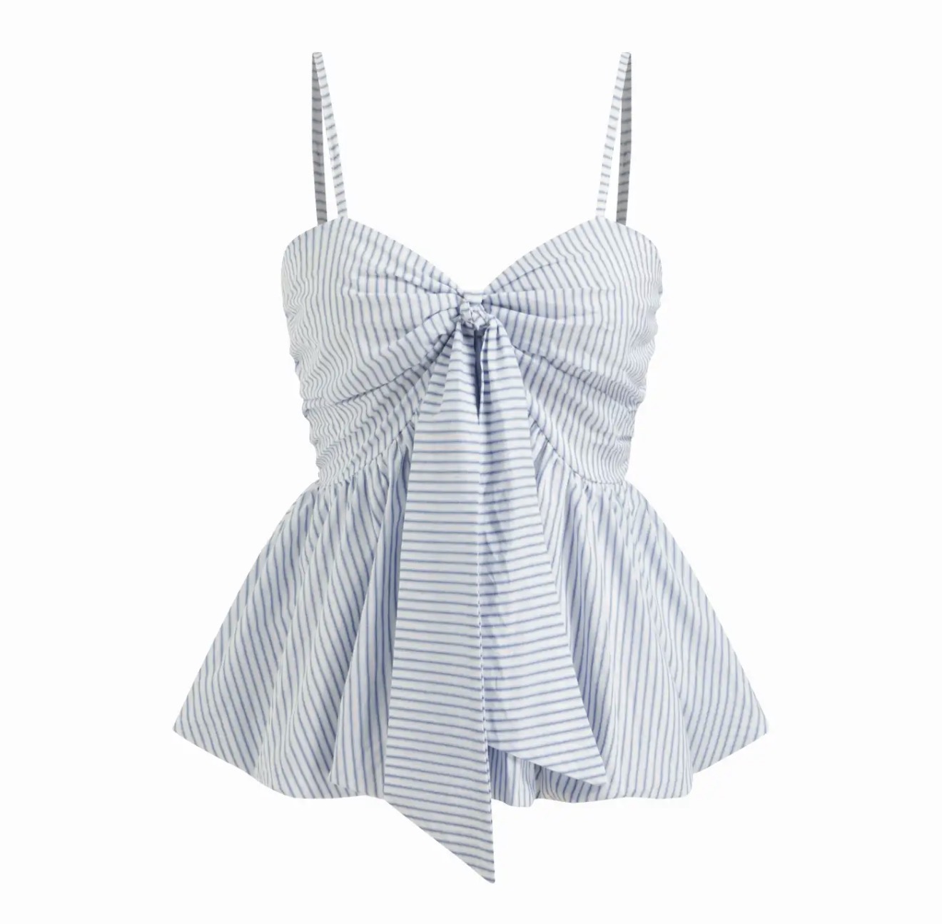 Blusa de tirantes con lazo