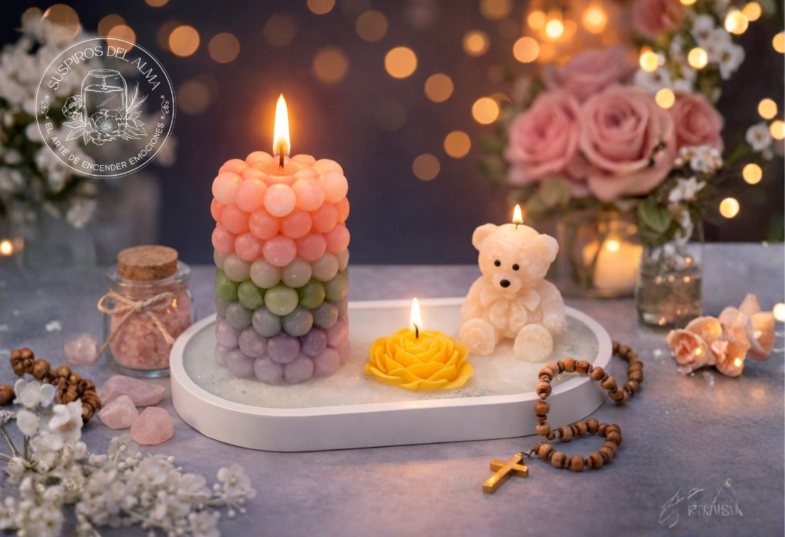 Set de Velas Decorativas de Fantasía