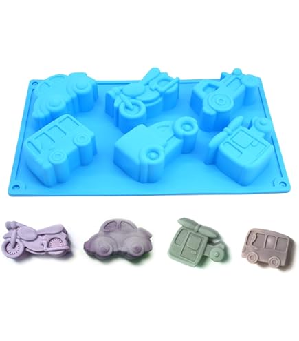 Molde de silicona figuras de vehículos