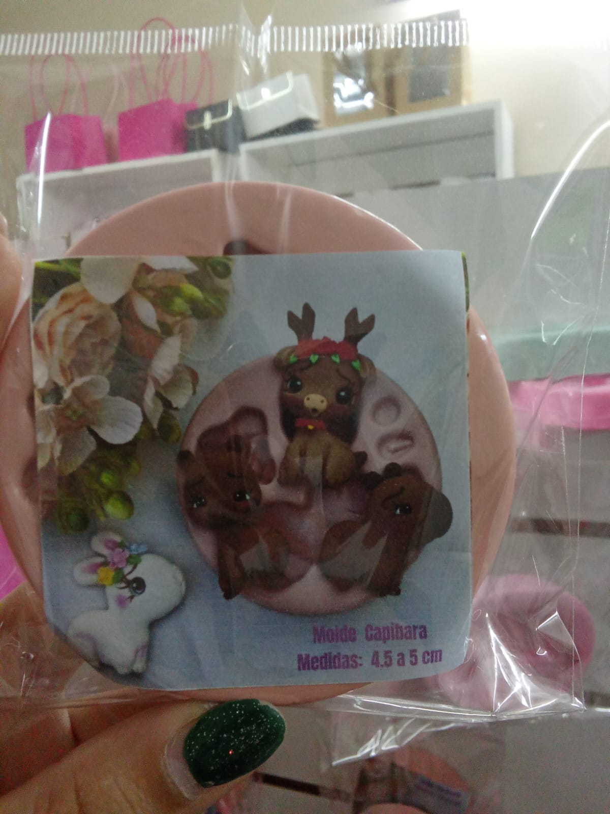 Molde de capibara para porcelana