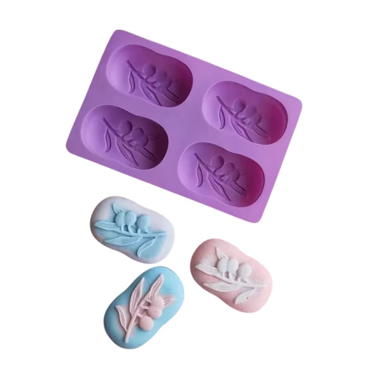 Molde de Silicona para Jabón Floral