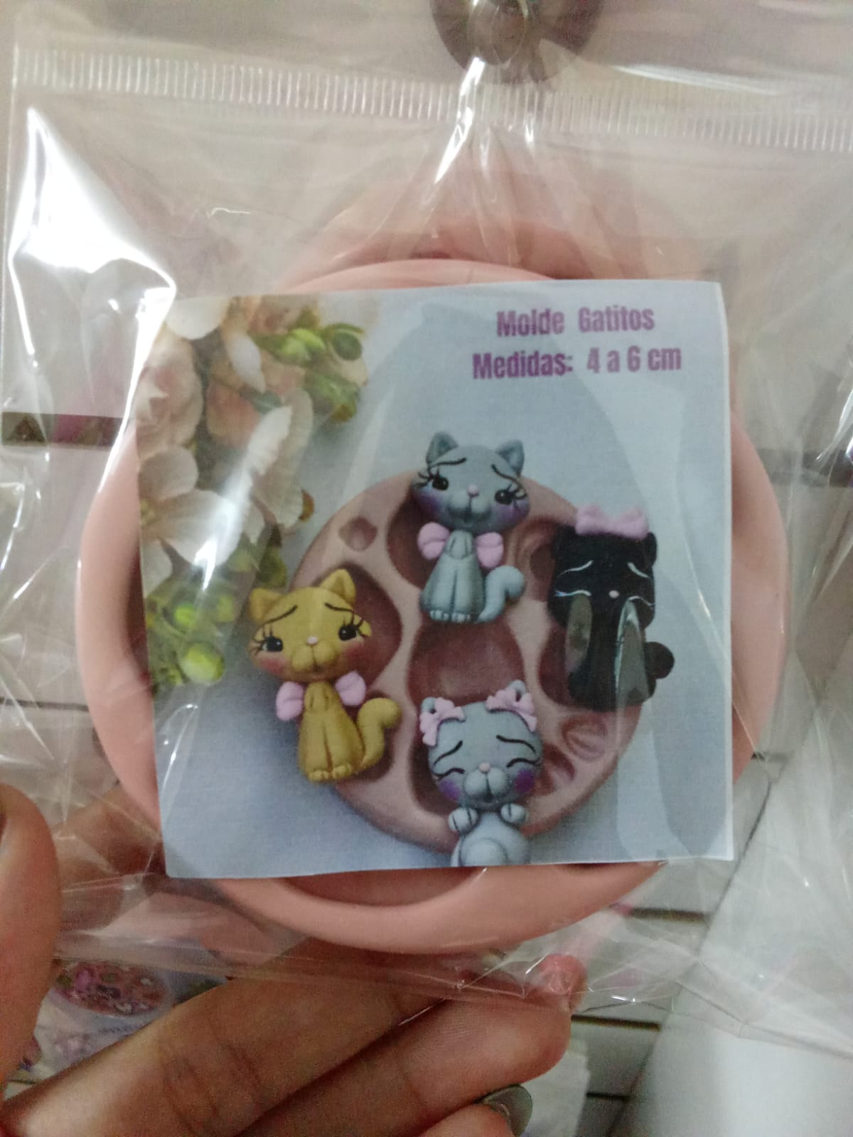 Molde de Gatitos para porcelana