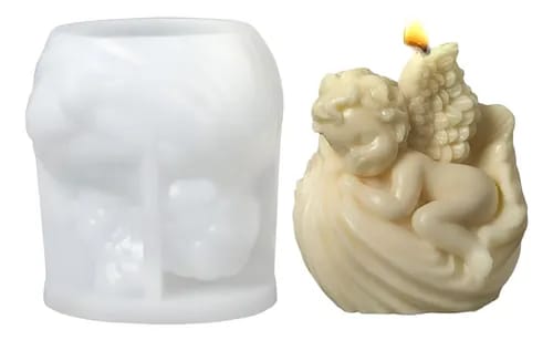 Molde de silicona ángel