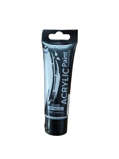 Pintura Acrílica Plateada