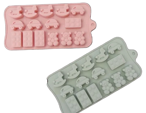 Molde de silicona iconos infantiles