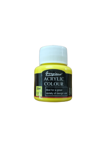 Pintura Acrílica Giorgione Amarillo 25ml