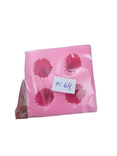 Molde de silicona de frutillas