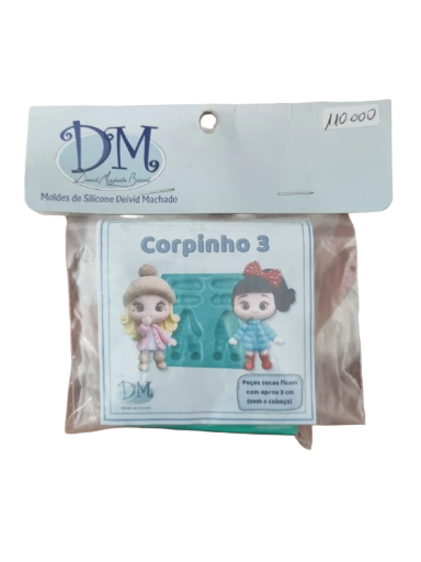 Molde de Silicona Corpinho 3