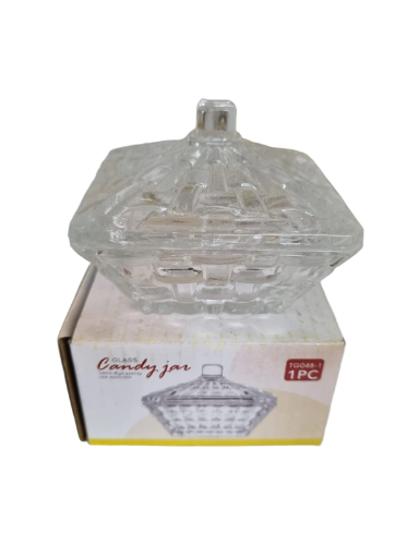 Recipiente con tapa de vidrio