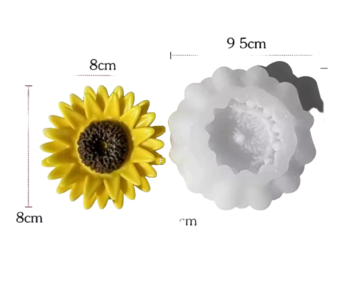 Molde de silicona girasol