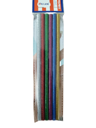 Tubos de silicona colores con glitter