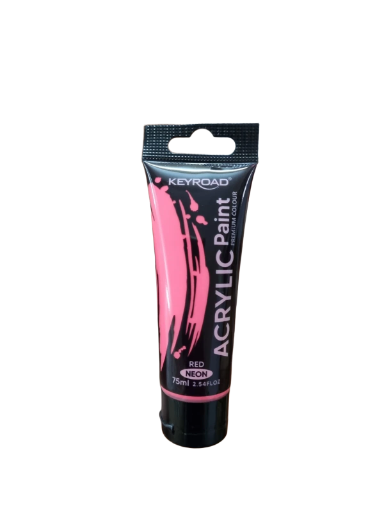 Pintura Acrílica Rojo Neón