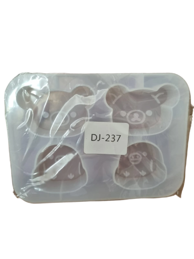 Molde de silicona rostro de animalitos