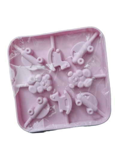 Molde de silicona de iconos infantiles