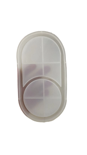 Molde de base ovalada con separación 