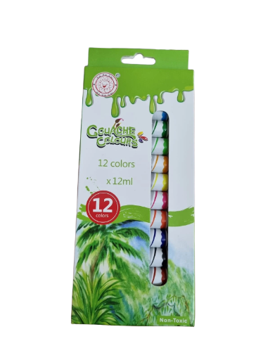 Acuarelas Gouache 12 Colores