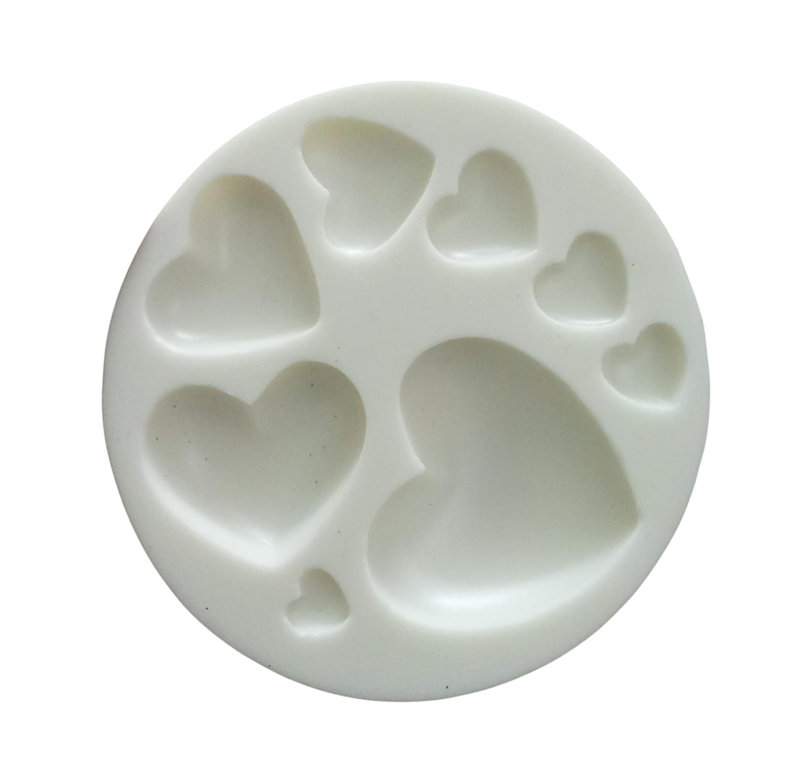 Molde de Corazones de tamaños variados