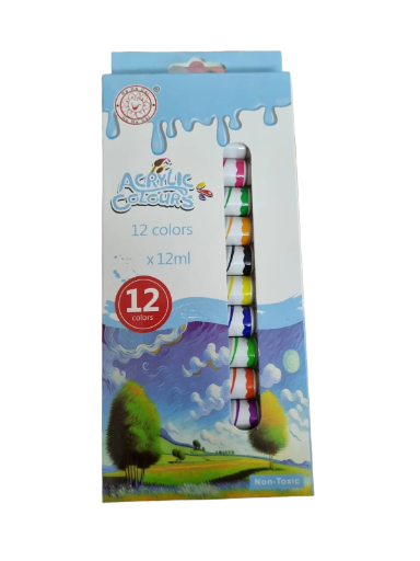 Pinturas Acrílicas 12 Colores