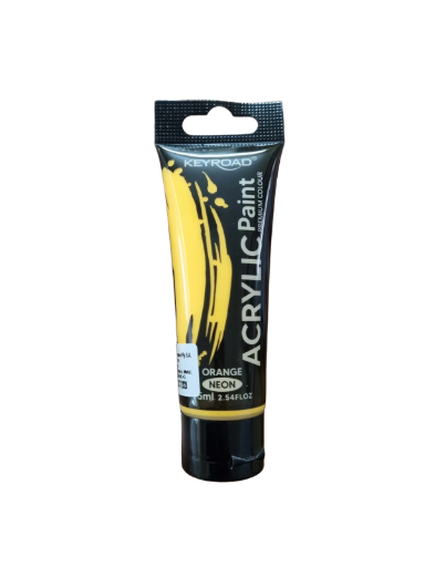Pintura Acrílica Naranja Neon