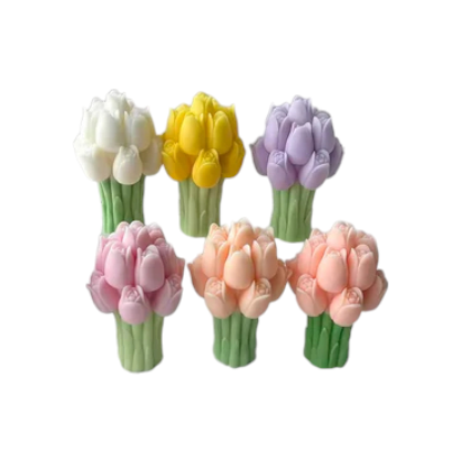 Molde Ramo de Tulipanes 9,5 cm