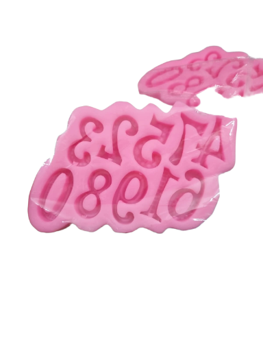 Molde de Números de Silicona