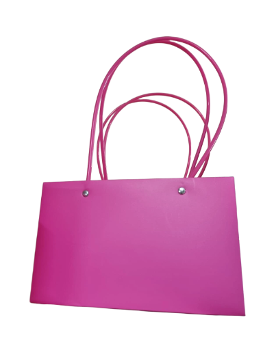 Bolsa de regalo en forma de cartera rosa moderno