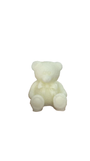 Molde de oso texturado con moño