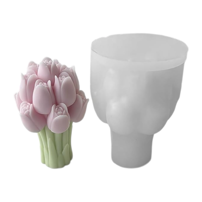 Molde Ramo de Tulipanes 9,5 cm