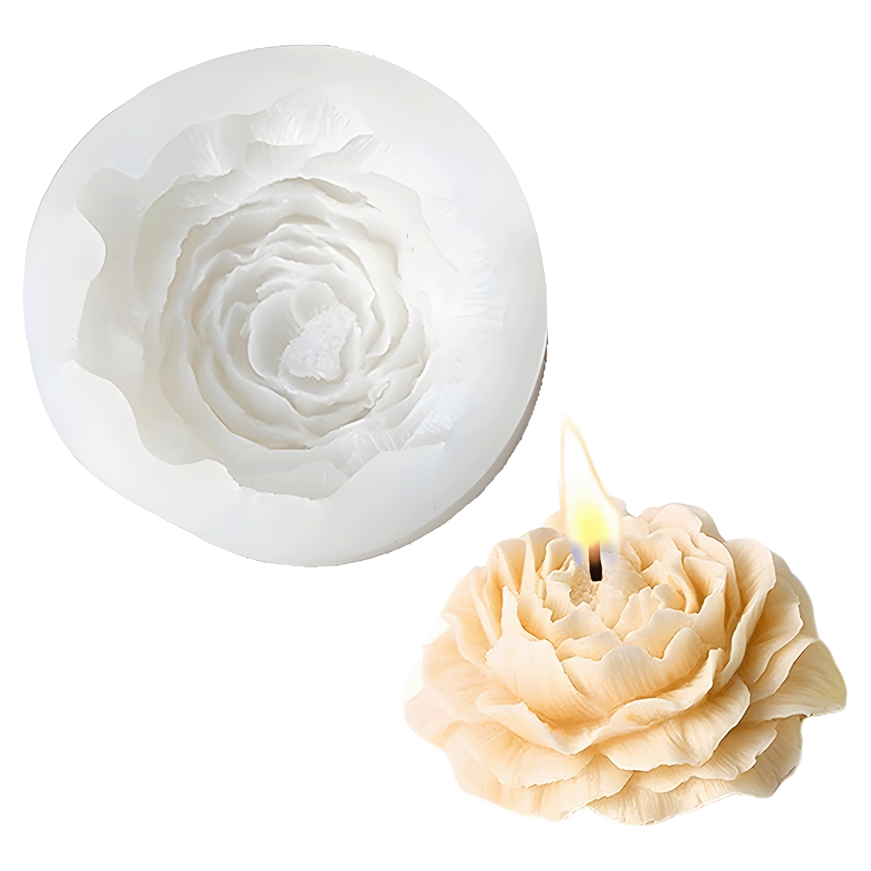 Molde de Peonia 8,5 cm