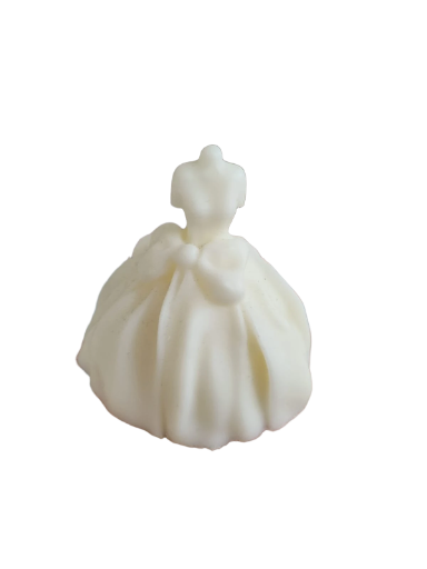 Molde de vestido de 15 años con lazo