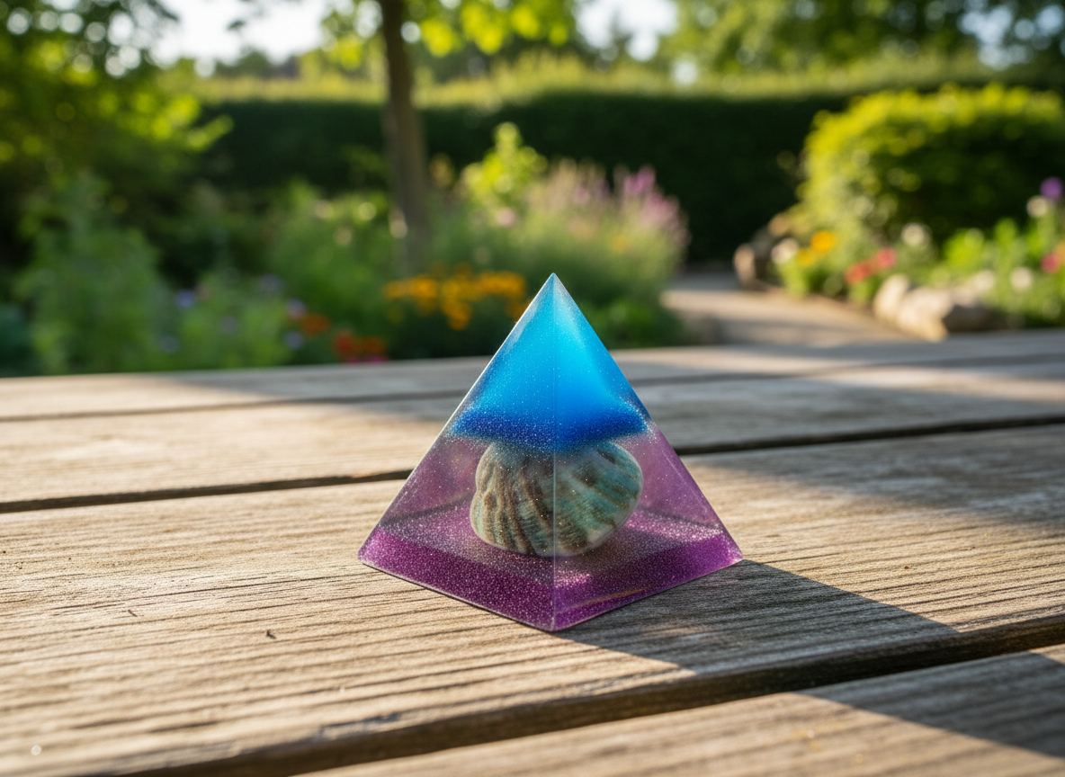 Resin Pyramid Decor