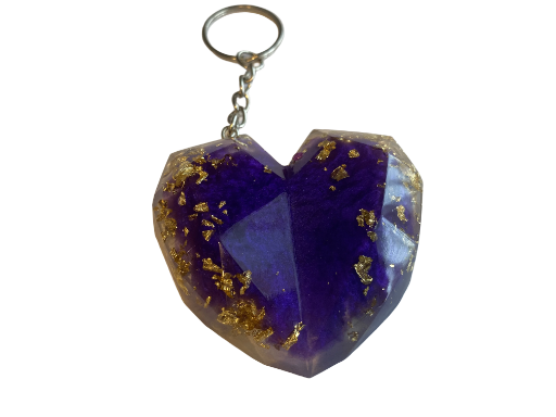 Crystal Heart Keychain