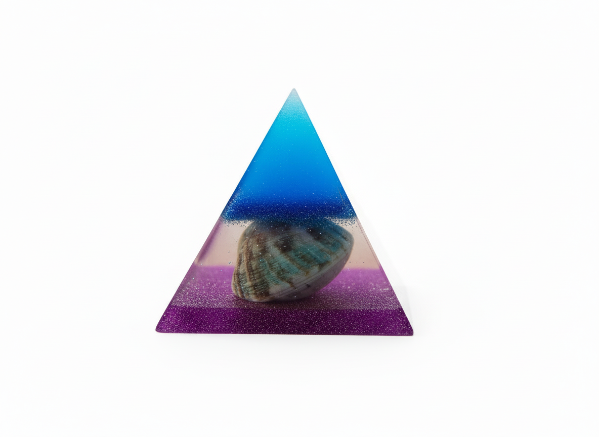 Resin Pyramid Decor