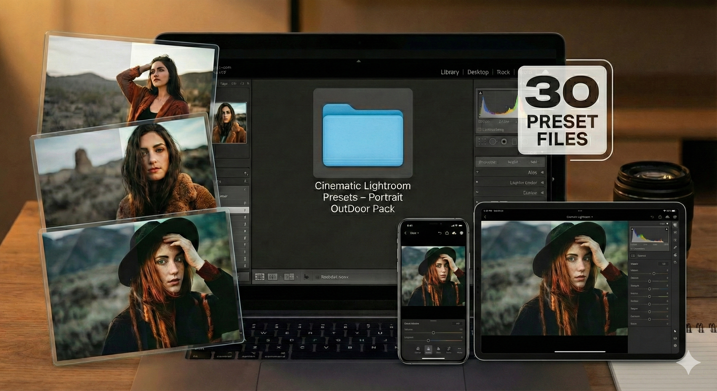 30 - Cinematic Lightroom Presets OutDoor