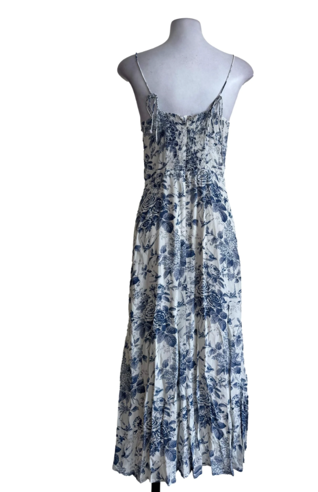 Reformation Floral Spaghetti Strap Maxi Dress