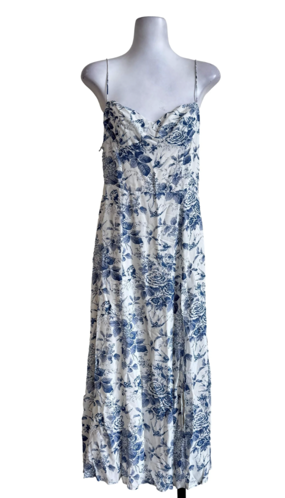 Reformation Floral Spaghetti Strap Maxi Dress