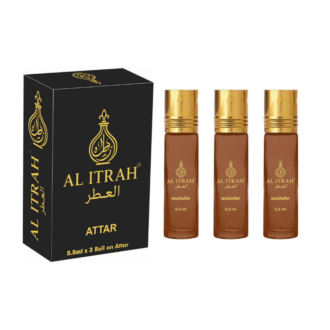 Al Itrah Wanted Attar Roll-On Set