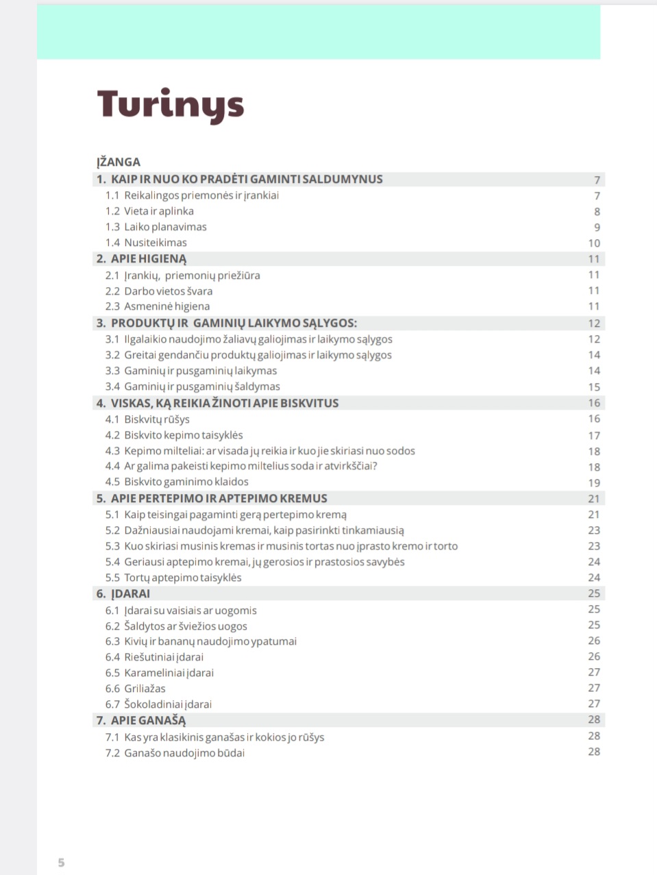 Konditerijos subtilybės. Kaip gaminti be klaidų